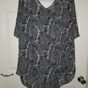 22/24W Short Sleeve Blouse
